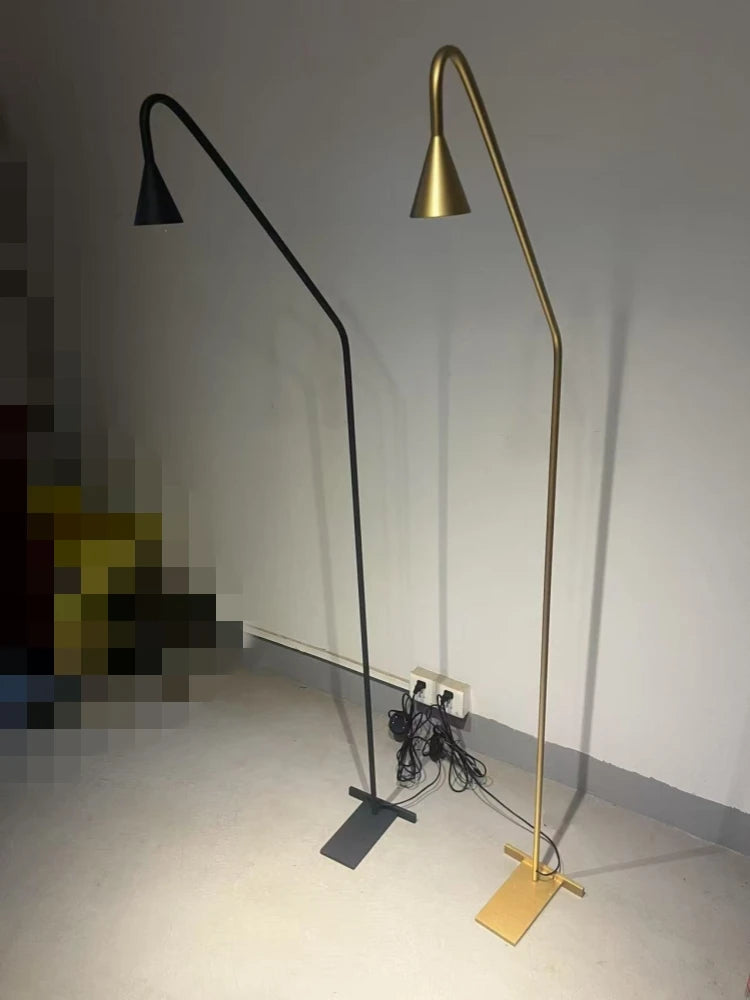 Minimalist Aluminium Wall Light Rotatable Matte Gold Black