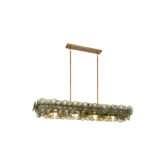Elevate Dinning Room Murano Art LED Chandelier Dimming