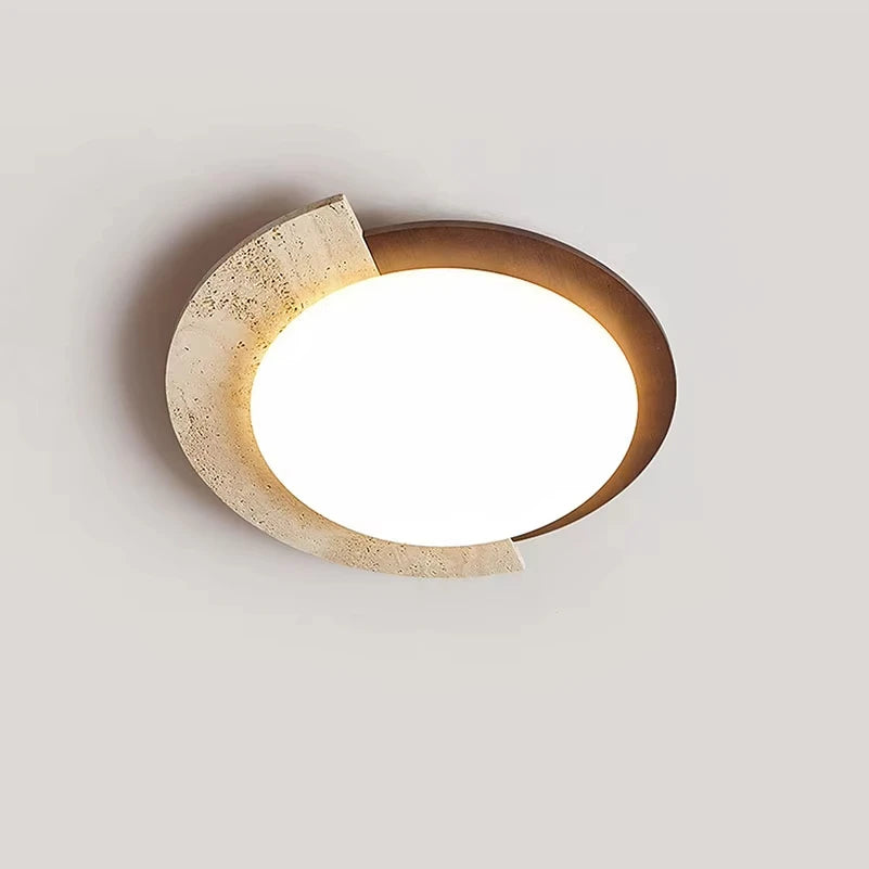 Creative Design Natural Stone Home LED Lamp Japanese Wabi