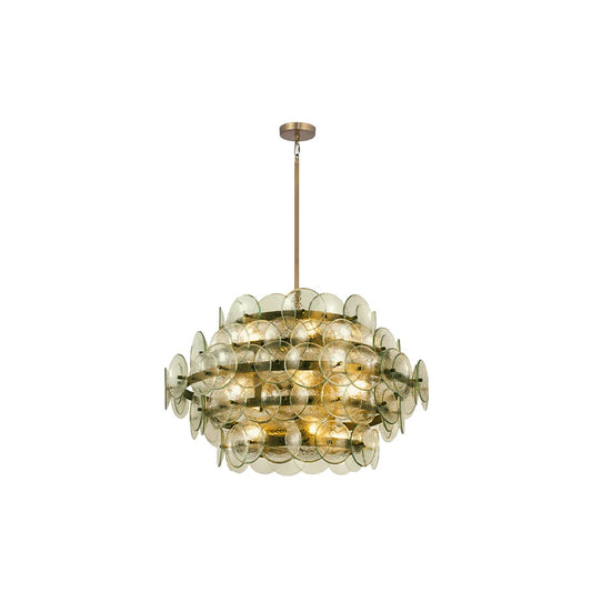 Home E14 LED Murano Chandelier Crafted From Artistic Glass