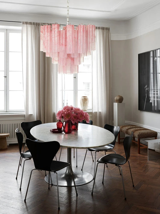 Dark Night Art Murano Design LED Chandelier
