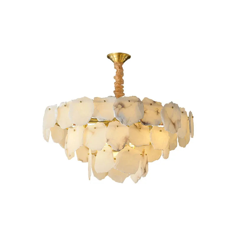 Natural Marble LED Dimmable Gold Silver
