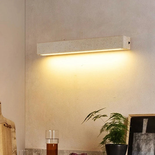 Cuboid Real Stone Wall Lamp House Marble Indoor
