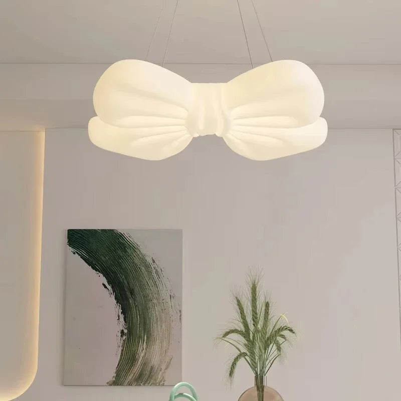 Creative Butterfly Knot Bedroom LED Ceiling Chandelier