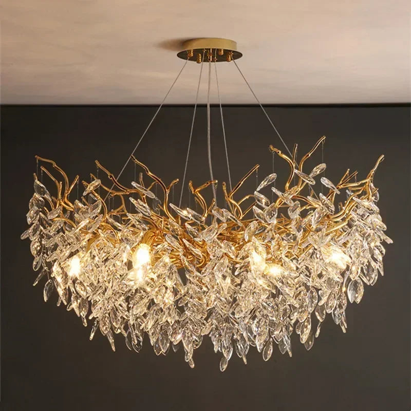 Dining Room Branch Pendant Lights Crystal