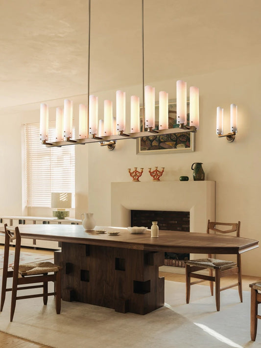 Tremdy Copper Glass E14 LED Dimmable Chandelier
