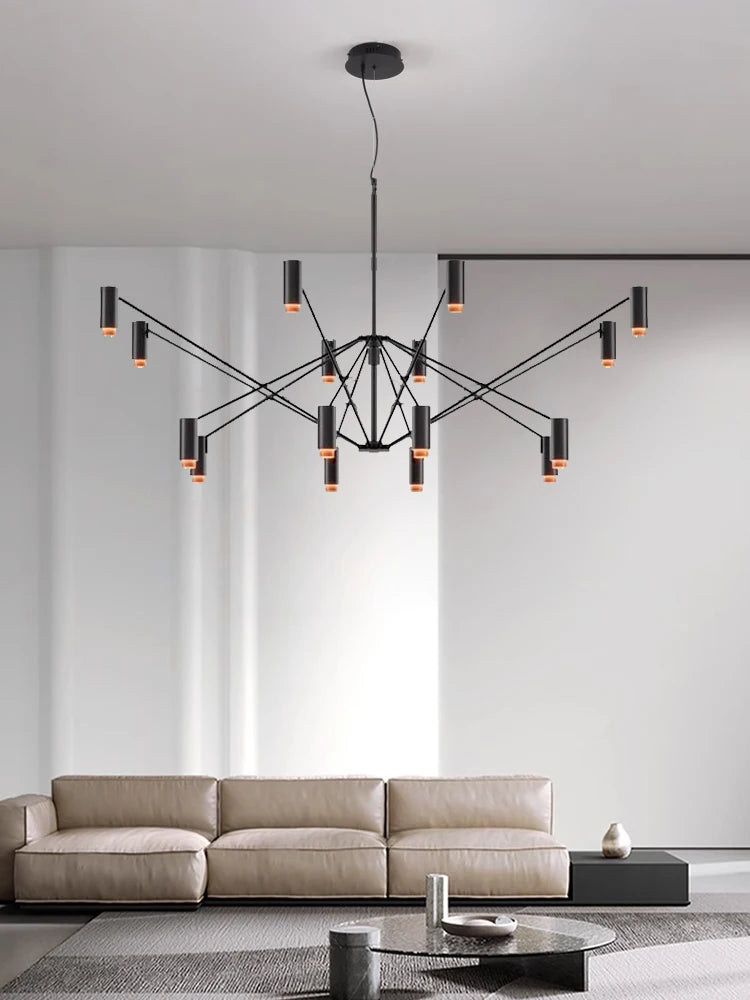 Simple Living Room Chandelier Ceiling