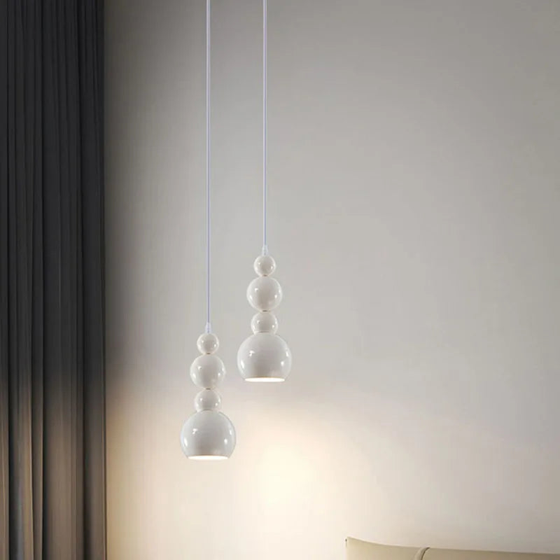 White Metal Pendant Lights Bedroom Dining Room Indoor