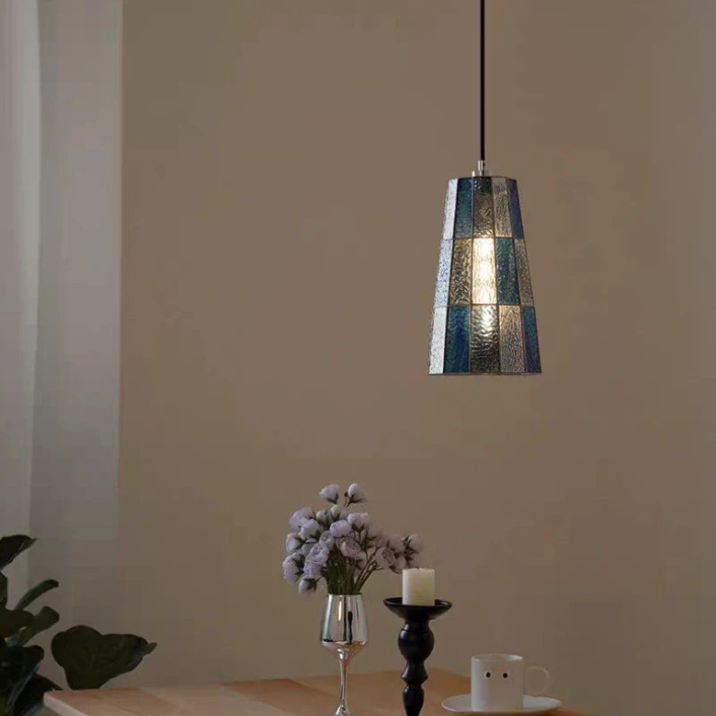 Creative Stained Glass Restaurant Chandelier Nordic Simple