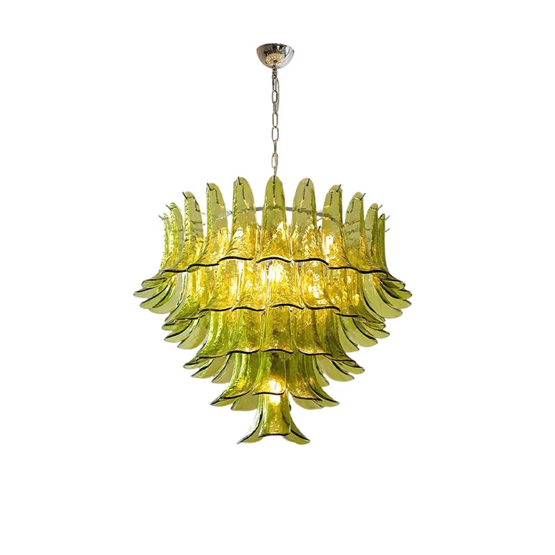 Art 4-6 Layer Snowwhite Glass Series E14 LED Dimmable
