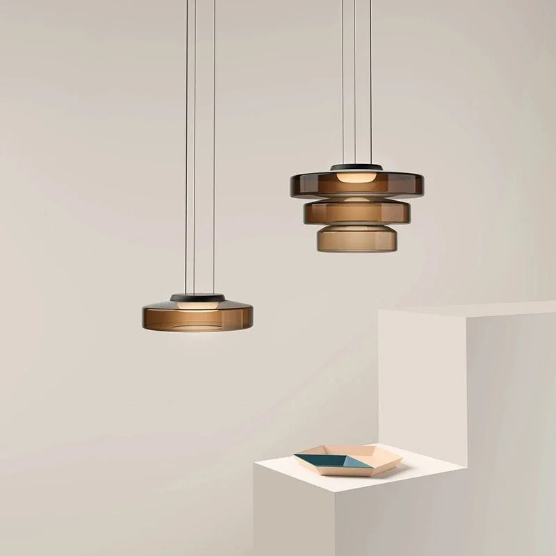 Glass Pendant Light Fixture Lighting Kitchen Island Ceiling