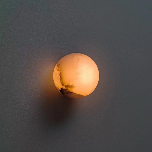 Real Marble Ball Wall Lamp G9 Bulb 12 15CM Indoor