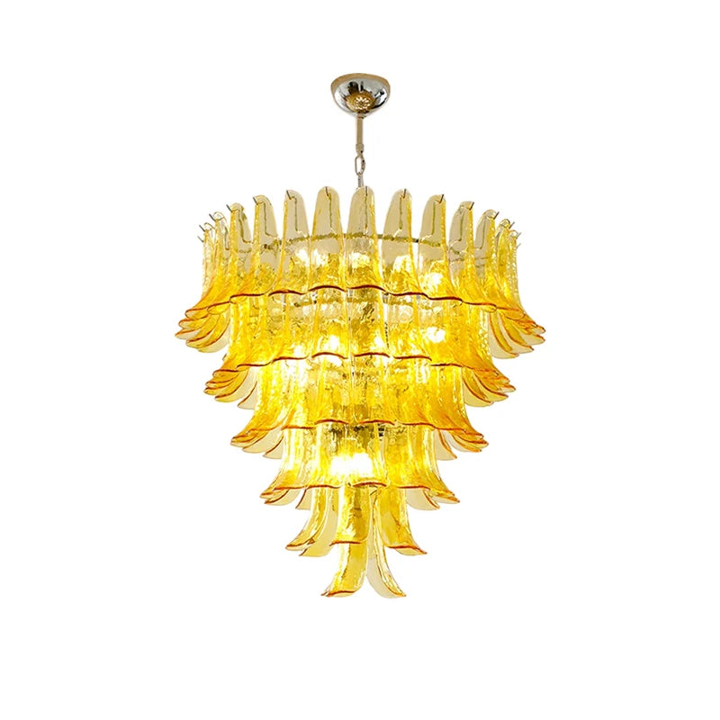 Art 4-6 Layer Snowwhite Glass Series E14 LED Dimmable