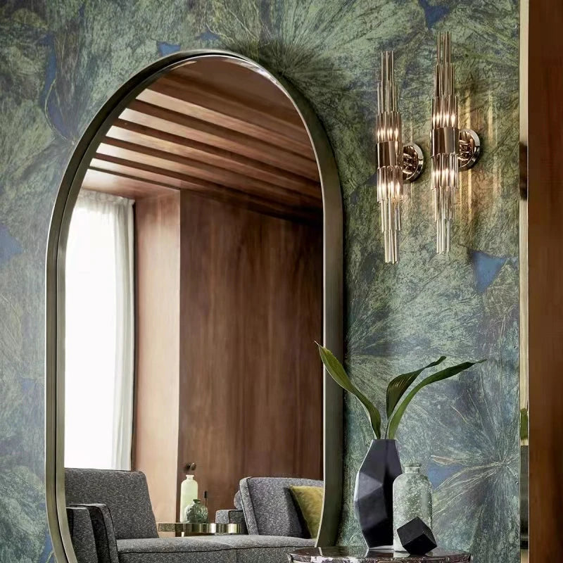 Clear Glass G9 Wall Lamp