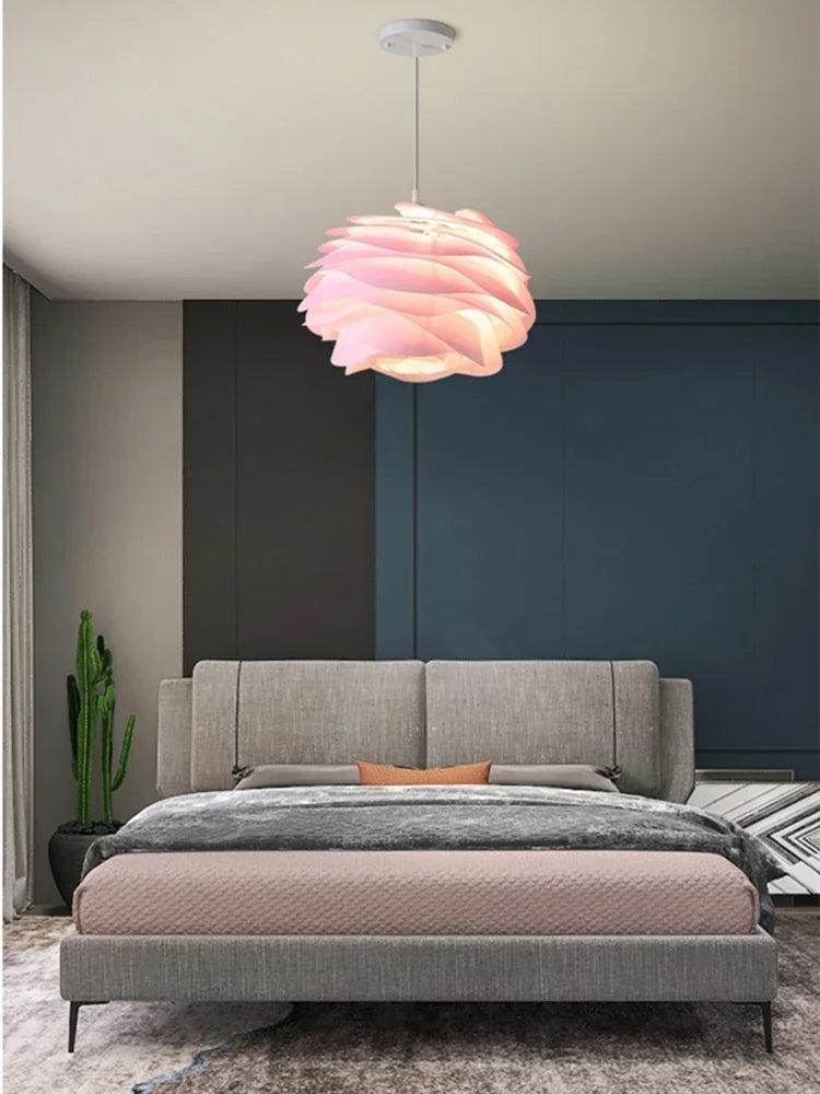 Nordic PVC Petal Ceiling Chandelier