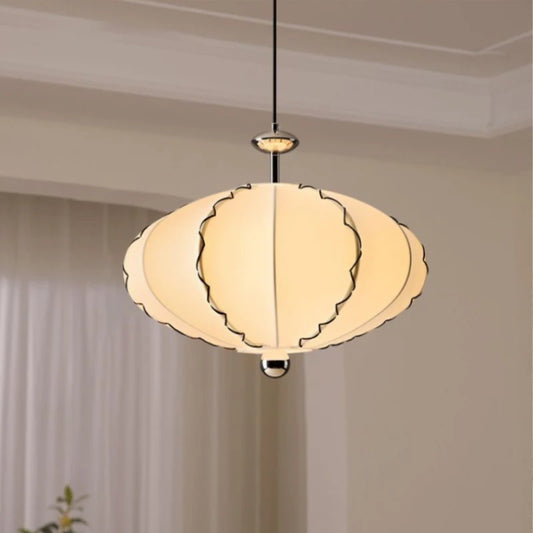 French Medieval Wabi-Sabi Restaurant Chandelier Fabric Retro