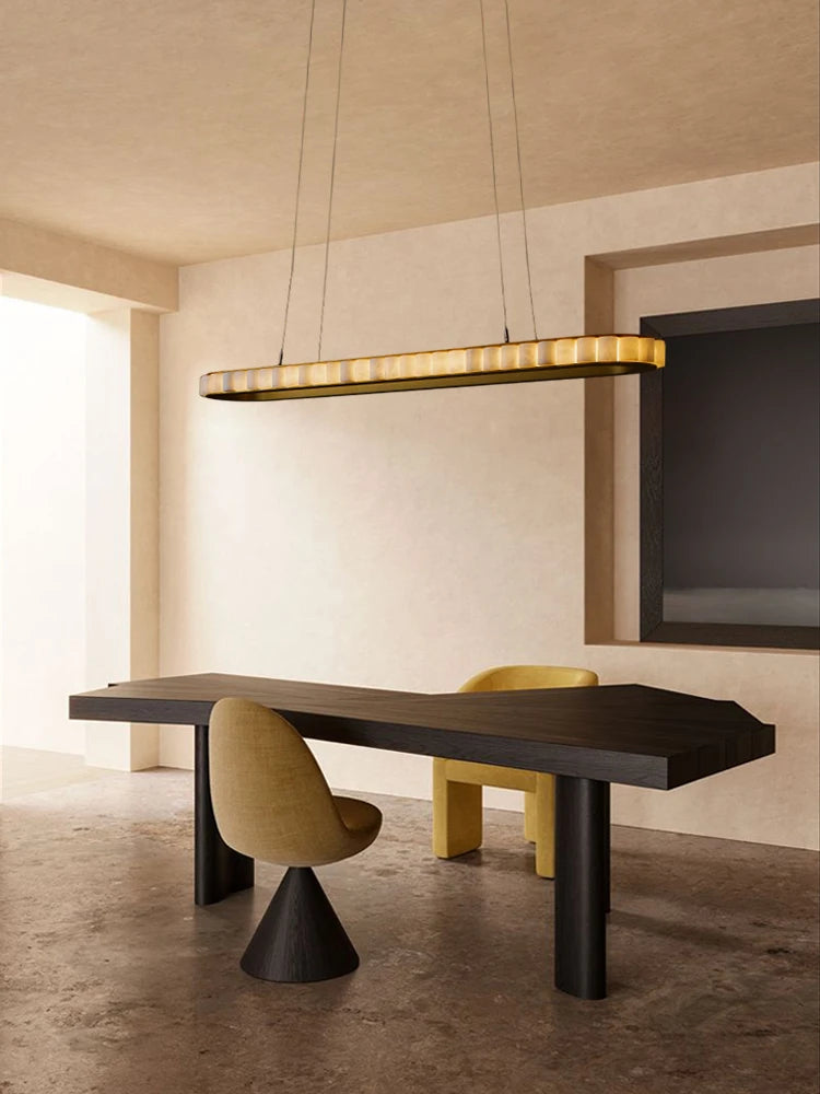 Illuminate Kitchen Dining Room Natural Marble Pendant Light