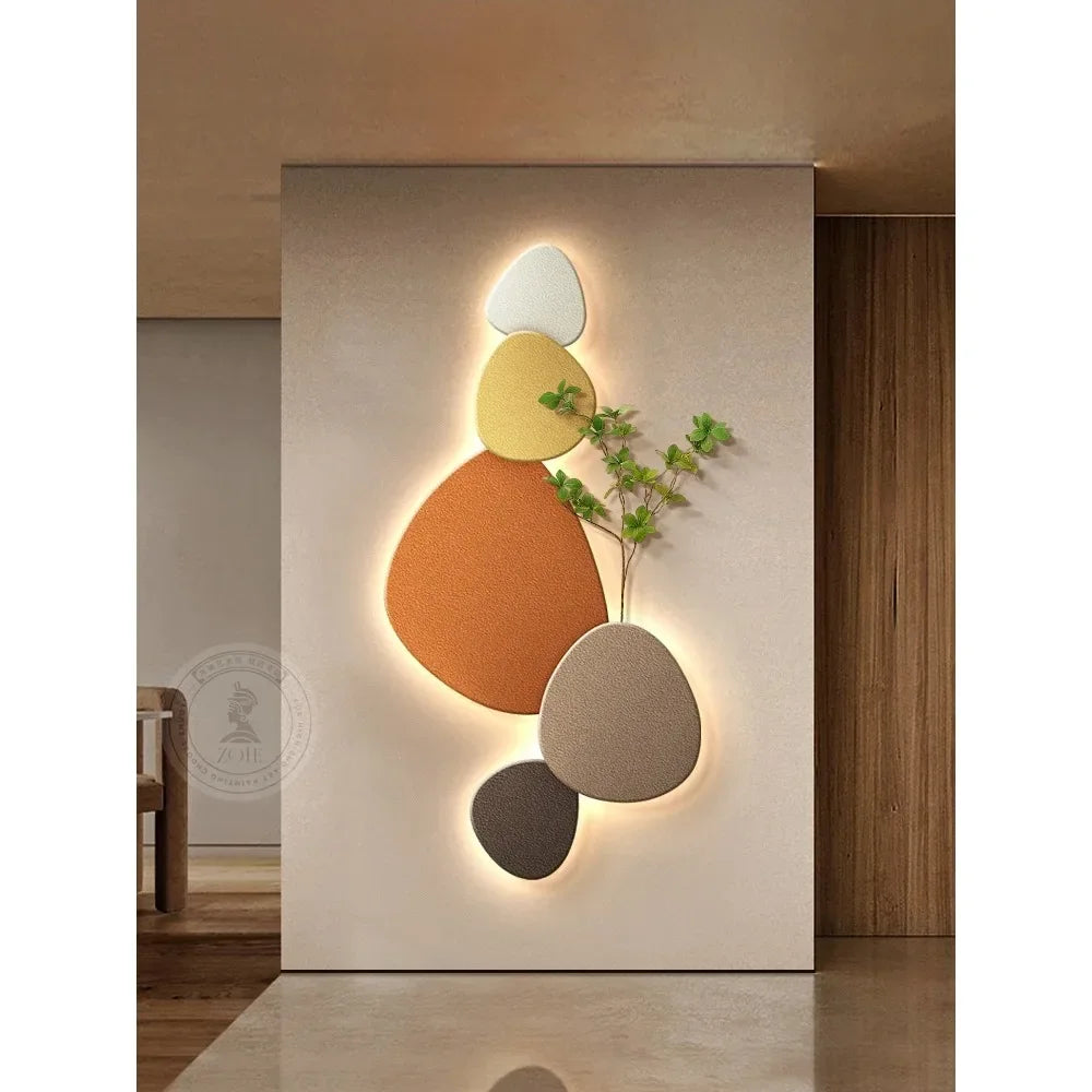 Living Room Wall Lamp Porch Decorative Painting Lights Green