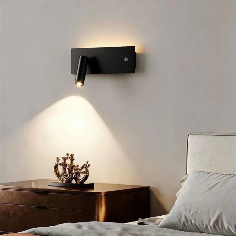 Italian Minimalist Bedroom Bedside Wall Lamp Simple Light