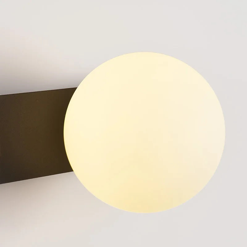 White Acrylic Ball Wall Light G9 Bulb 3000K