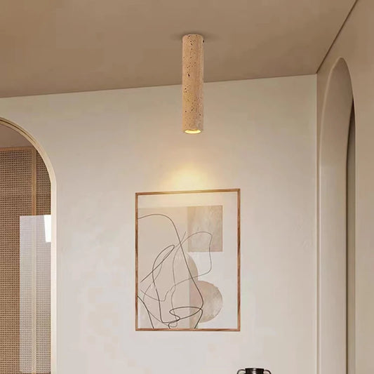 Cylindrical Natural Stone Ceiling
