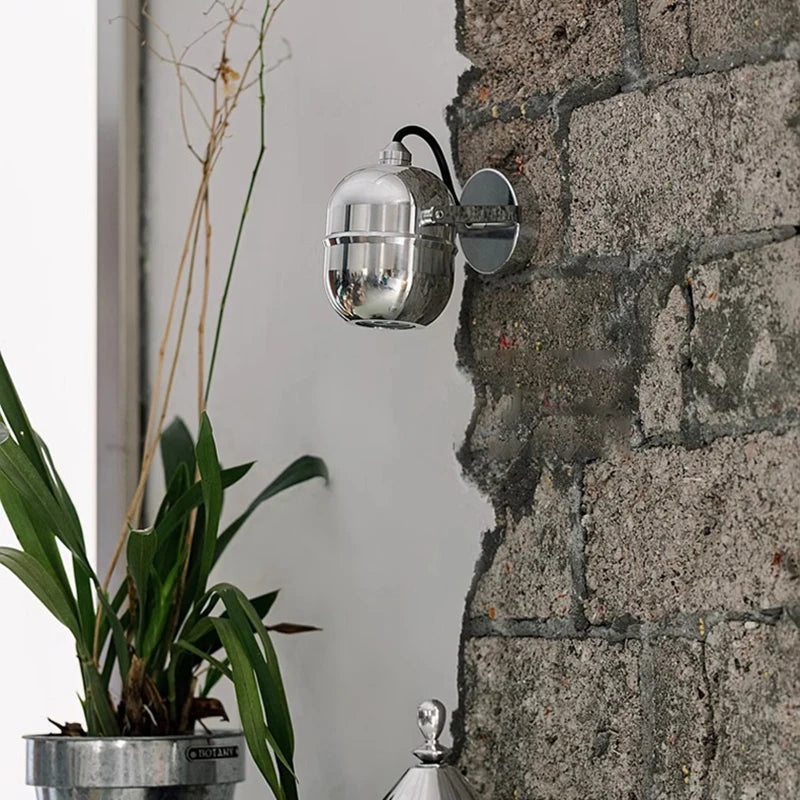 Little One Wall Light Chrome Metal Warm 3000K Rotatable