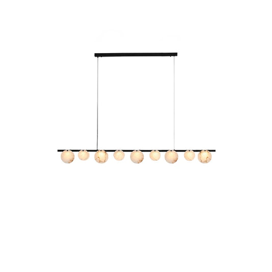 Marble LED Chandelier Alabaster Pendant