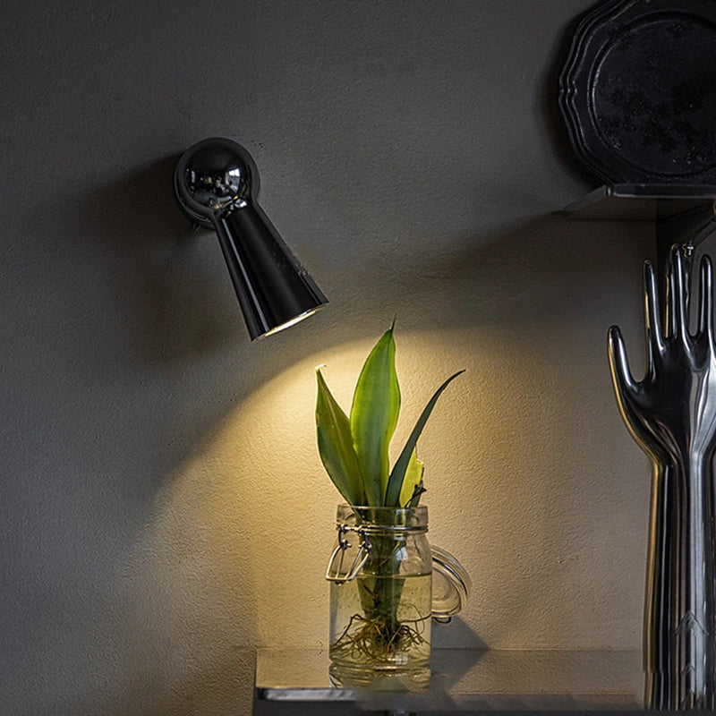 Little One Wall Light Chrome Metal Warm 3000K Rotatable