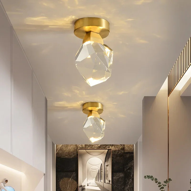 LED Wall Lamp Nordic Gold Minimalist