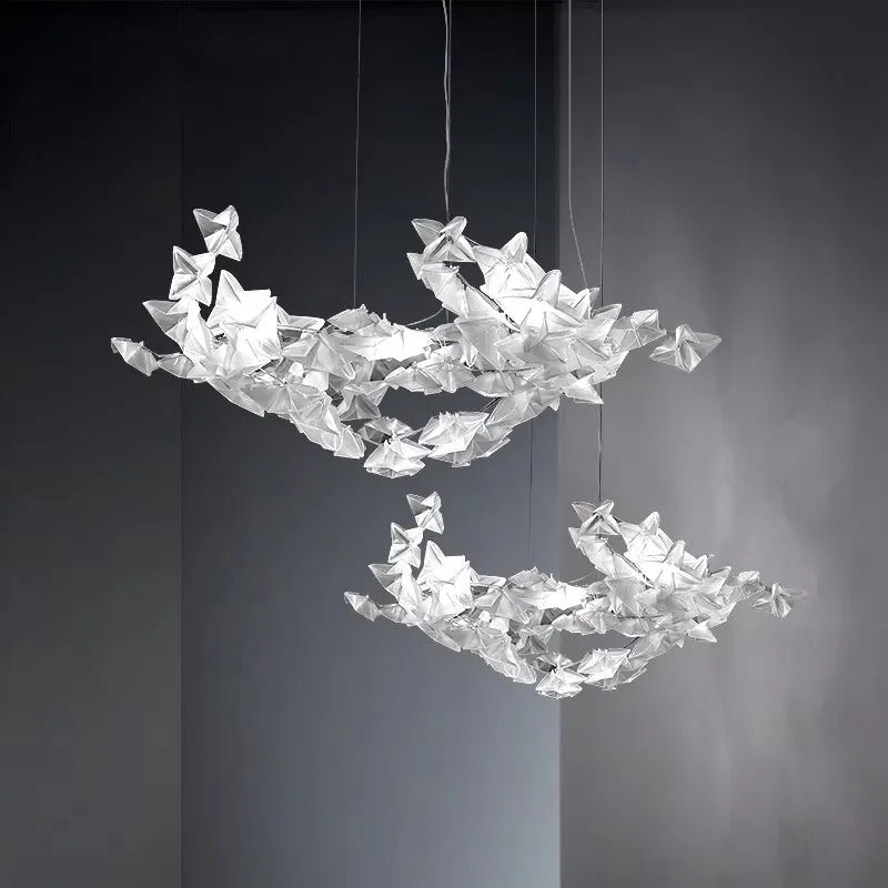 Creative Postmodern LED Chandelier Lighting White