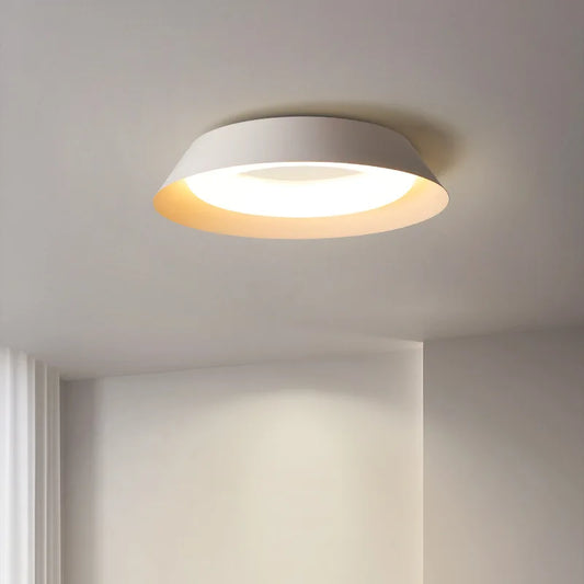 Bedroom White LED Ceiling Lights Nordic Dining Room Metal