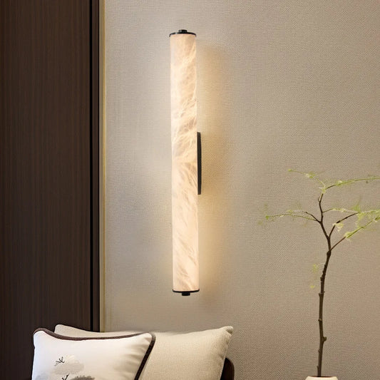Spanish Marble LED Wall Light Gold Black Copper Indoor