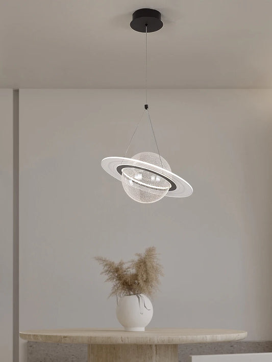 Nordic LED Planet Chandelier Creative Dining Room Island