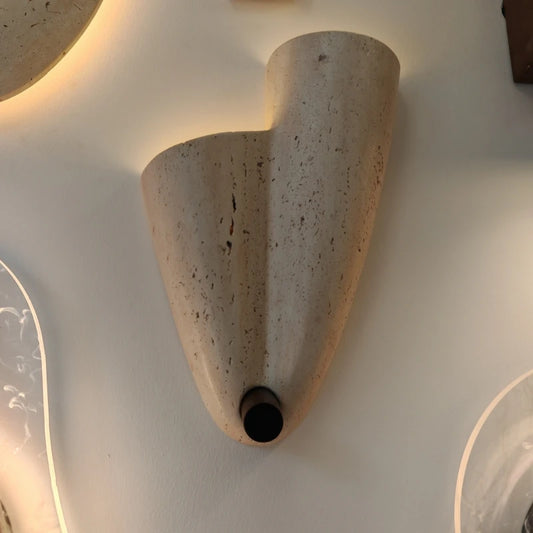Home Art LED Wall Light Real Stone Marble Sconce Lamp