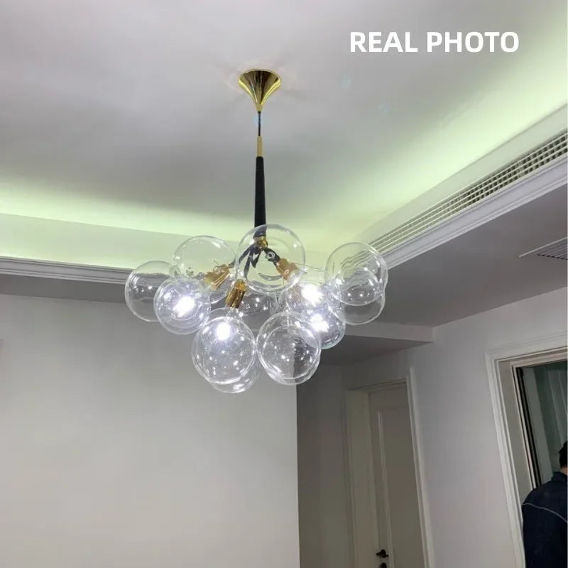 Nordic Glass Globe LED E27 Pendant Lights