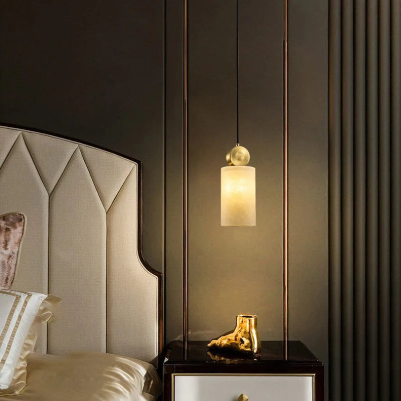 Natural Marble Chandelier G9 Bulb For Dining Room Beroom
