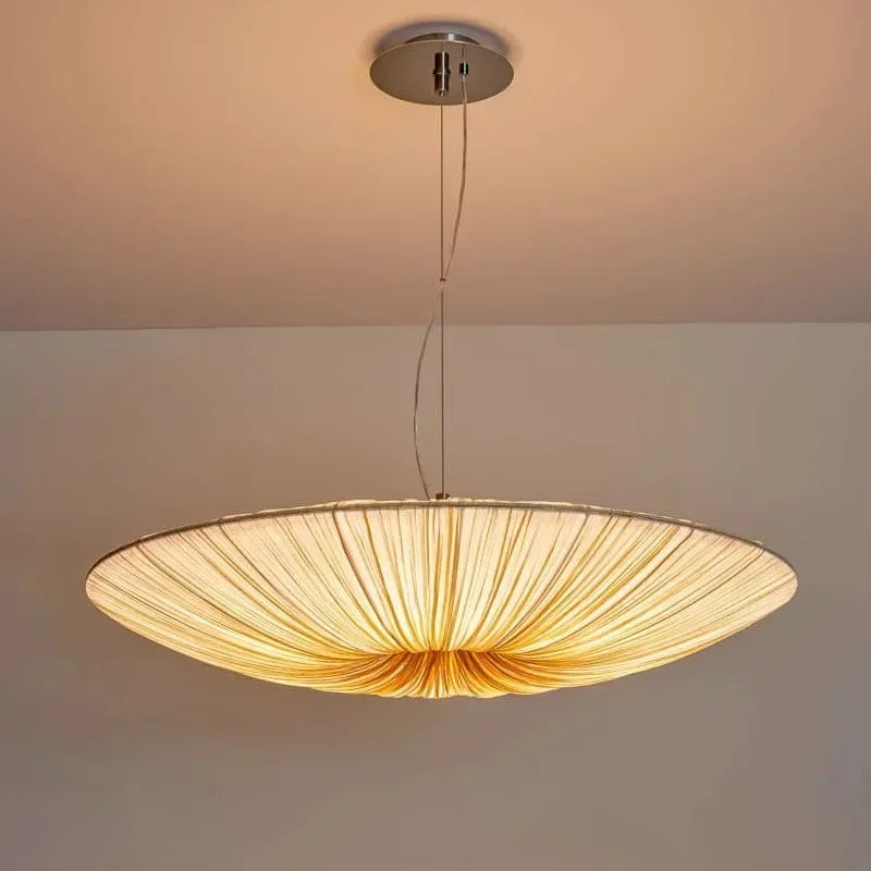 Nordic E27 LED Chandelier Japanese Bar Pendant Light Round