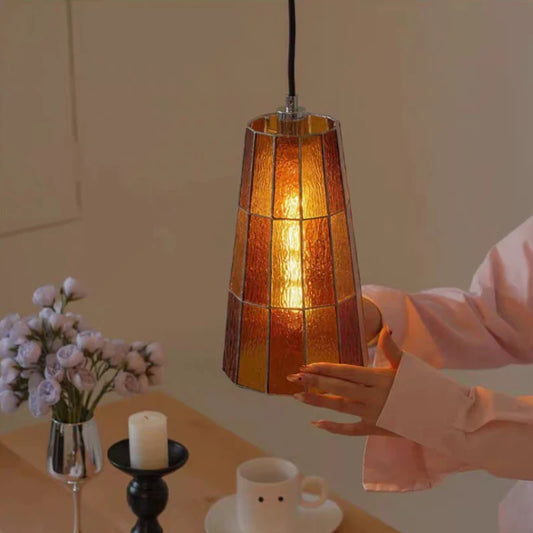 Creative Stained Glass Restaurant Chandelier Nordic Simple