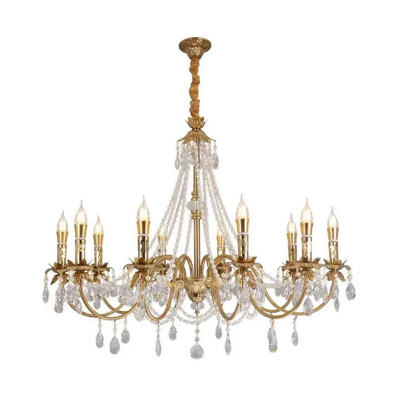American Candle E14 Chandelier Living Room Crystal