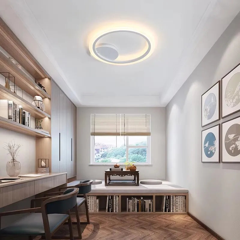Simple LED Ceiling Light Dining Living Room Acrylic Round
