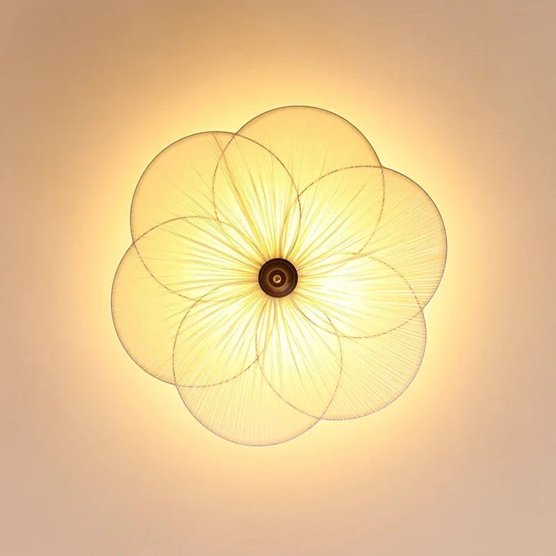 French Medieval Retro Plum Blossom Ceiling Lamp LED E27