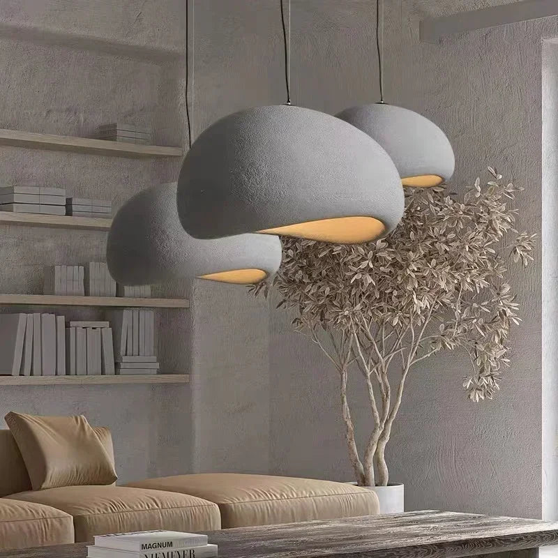 Japan Wabi Sabi Pendant Lights Nordic LED E27 Chandelier