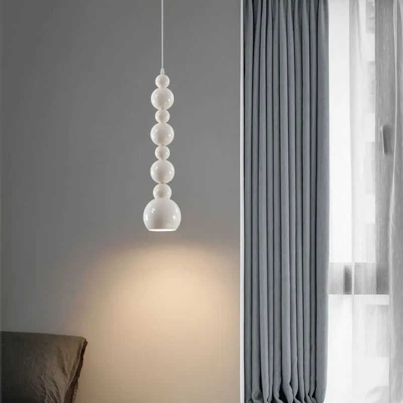 White Metal Pendant Lights Bedroom Dining Room Indoor