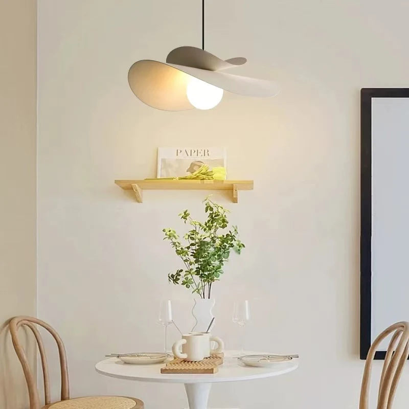 Nordic White Iron LED Pendant Lights Bar E27
