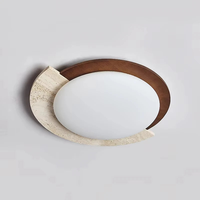 Creative Design Natural Stone Home LED Lamp Japanese Wabi