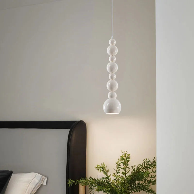 White Metal Pendant Lights Bedroom Dining Room Indoor