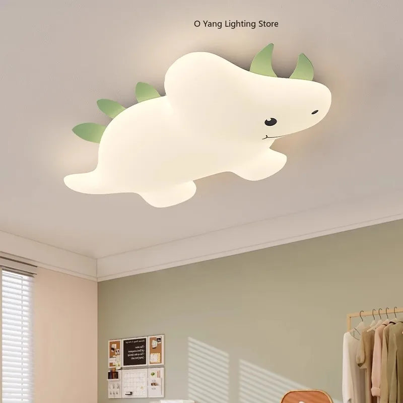 Dinosaur Ceiling Light Tyrannosaurus Triceratops Lamp Cute