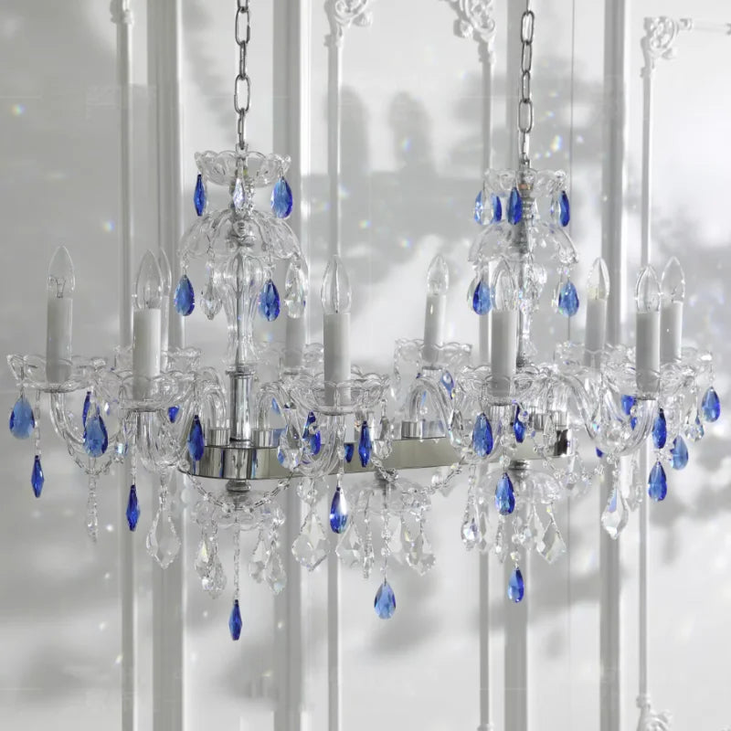 European K9 Crystal Chandelier Living Room Candle E27