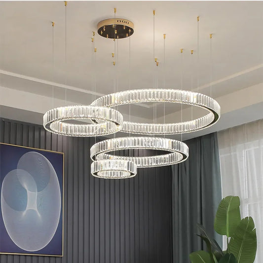LED Dimmable Pendant Lights Living Room Chandelier
