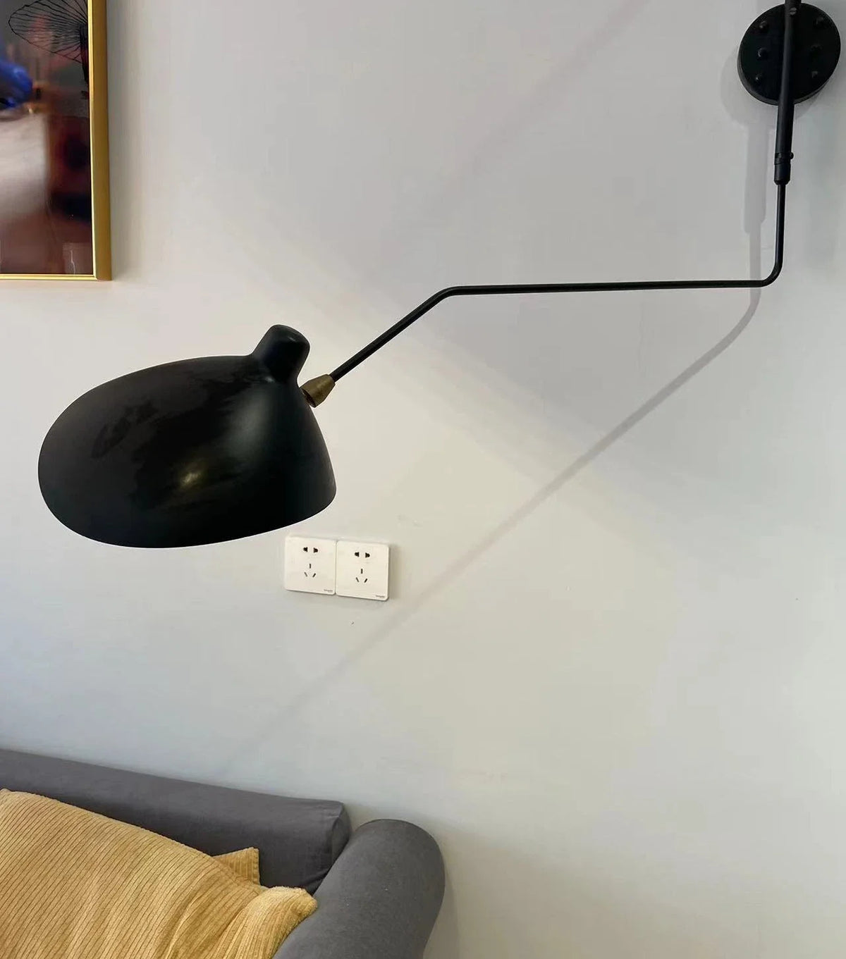 Nordic Dawn Spider Wall Lamps Bedroom Serge Mouille